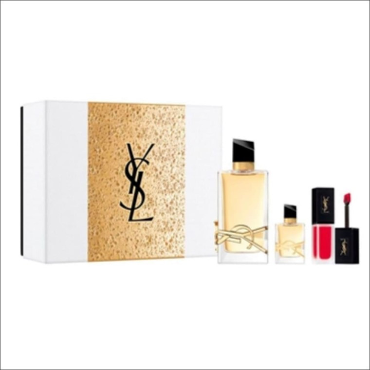 Yves Saint Laurent Libre Eau de Parfum Holiday Gift Set ( 90ML + 7.5ML + YSL Kem 208 ) (YSL)