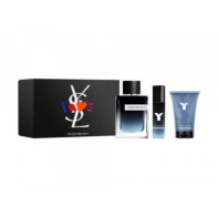 Gift Set Yves Saint Laurent Y Eau de Parfum 3pcs ( EDP 100ml & EDP 10ml & After Shave Balm 50ml ) (YSL)