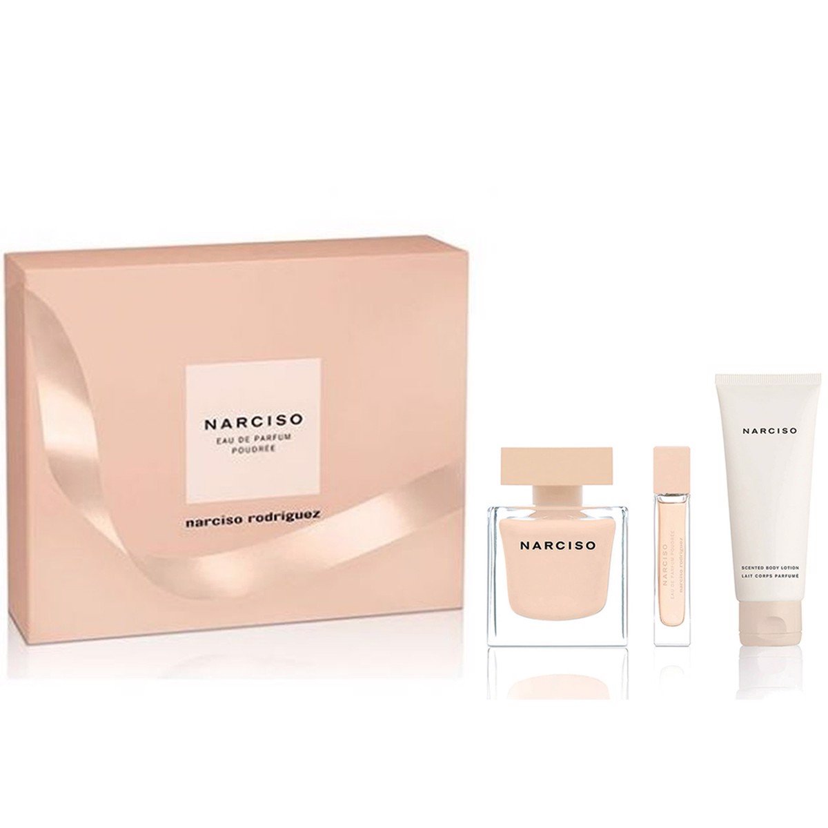 Gilfset Narciso Rodriguez Poudree 3pcs EDP 90ml + EDP 10ml + BL 75ml