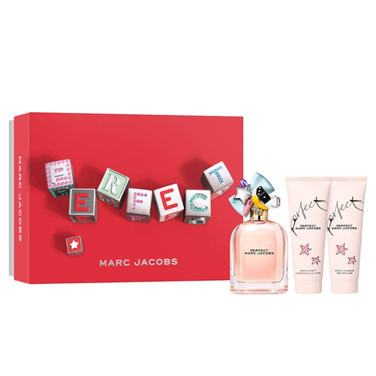 Gift Set Marc Jacobs Perfect 3pcs ( EDP 100ml & Body Lotion 75ml & Douche Gel 75ml )