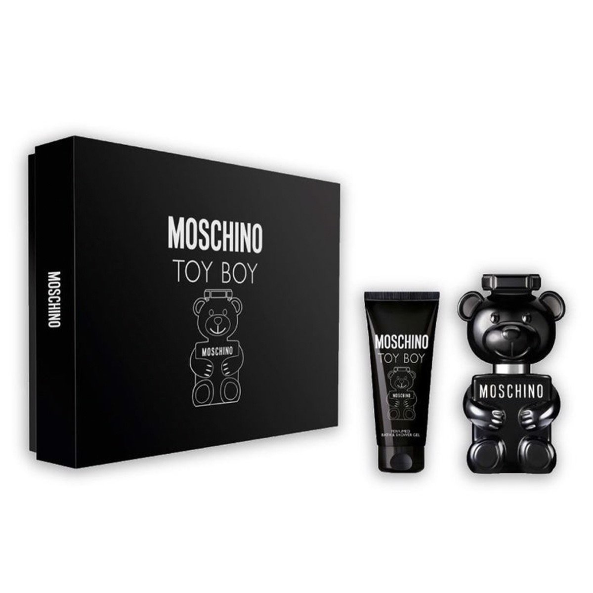 Gift Set Moschino Toy Boy 2pcs ( EDP 30ml & Bath & Shower Gel 50ml )