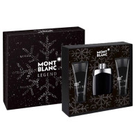 Gift Set Montblanc Legend EDT 3pcs Men ( EDT 100ml + AS 100ml + SG 100ml)