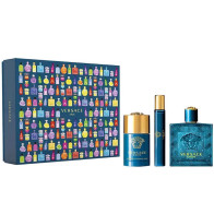 Versace Eros Pour Homme 3pcs - Spring Set 2021 ( EDT 100ml & EDT 10ml & Lăn Khử Mùi 75ml )